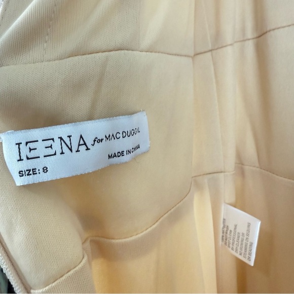 Mac Duggal‎ 27046 Sequin Asymmetrical Ruffle Tiered Gown Beige 8 Maxi Dress - Picture 8 of 9